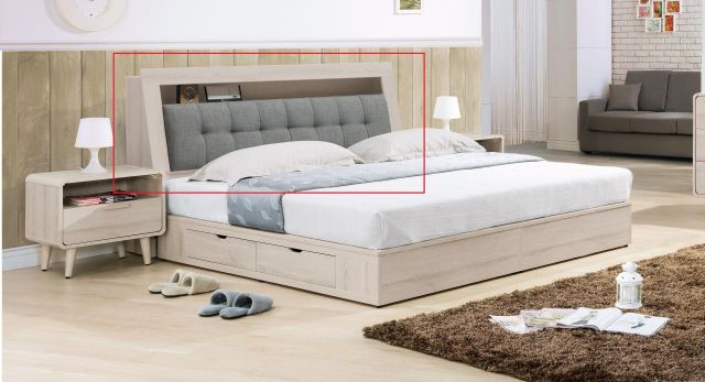 瑪爾斯 5 尺床頭